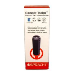 Spracht WS5010 Blunote Turbo Wireless Speaker, Bluetooth, Black SPTWS5010