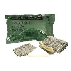 First Aid OnlyTM Emergency Trauma Bandage, Fabric, 4" Wide (FAO91152)