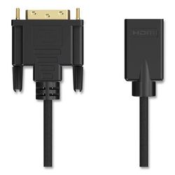NXT Technologies™ 24400010 DVI to HDMI Adapter, 6", Black