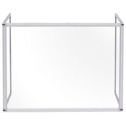 MasterVisionTM GL07219101 Barrier, Desktop, Glass, 3Sd, 37"Wx53-1/5"Lx1-2/5"H, Am BVCGL07219101