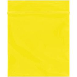 3 x 3" - 2 Mil Yellow Reclosable Poly Bags, Case Of 1000 (PB3540Y)