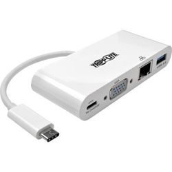 Tripp Lite U44406NVGUC Adapter, w/USB-A, USB-C to VGA