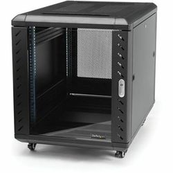Startech.com 12U 36 In Knock-Down Server Rack Cabinet With Casters - Easy To Transport And Quick Assemble 12U Secure Server Rack Cabinet