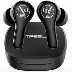 Treblab Wx8 True Wireless Ipx8 Waterproof Earbuds - Stereo - True Wireless - Bluetooth - 32.8 Ft - 20 Hz - 20 Khz - Earbud - Binaural - In-Ear - Black