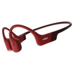 Shokz Openrun Bone-Conduction Open-Ear Sport Headphones With Microphones, Red