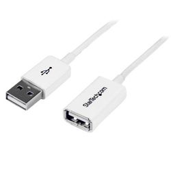 Startech.com 1M White Usb 2.0 Extension Cable A To A - M/f