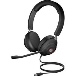 Cyber Acoustics Essential Usb Computer Headset - Stereo - Usb Type A - Wired - 20 Hz - 20 Khz - Over-The-Head - Binaural - Ear-Cup - 7 Ft Cable