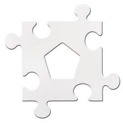 Roylco Picture Frame Puzzle Pieces, 24 Pieces Per Pack, Set Of 2 Packs