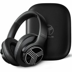 Treblab Z2 Over Ear Workout Headphones With Microphone Bluetooth 5.0, Anc Wireless Headphones For Sport, Running, Gym(Black) - Stereo - Mini-Phone (3.5Mm) - Wired/wireless - Bluetooth - 32.8 Ft