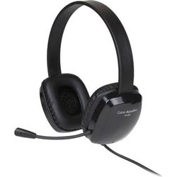 Cyber Acoustics Stereo Headset w/ Single Plug - Stereo - Mini-phone (3.5mm) - Wired - 20 Hz - 20 kHz - Over-the-head - Binaural - Circumaural - 6 ft Cable