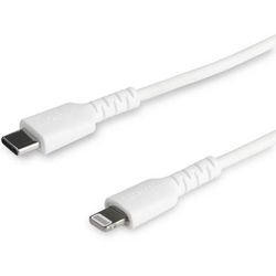 Startech.com 2M/6.6 Ft Usb C To Lightning Cable - Mfi Certified - Heavy Duty Lightning Cable - White - Durable Usb Charging Cable (Rusbcltmm2Mw)
