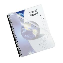 Fellowes Futura Premium Heavyweight Binding Covers, 8 1/2" X 11", Frosted, Pack Of 25