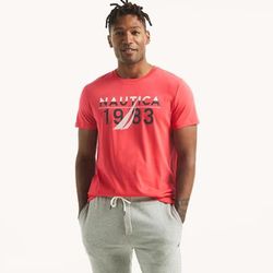 Nautica Men's 1983 Graphic T-Shirt 610 (Glory Red), XL