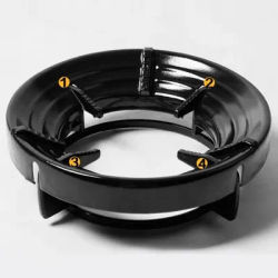 Enamel Gas Stove Accessories Bracket Energy Saving Cover Fire Gathering Reflection Outdoor Wind Shield For Camping Picnic