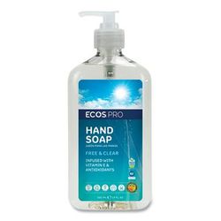 ECOS PRO Liquid Hand Soap, Free and Clear Scent, 17 oz (EOPPL96636EA)
