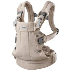 BabyBjrn Baby Carrier Harmony Woven Melange, Light Beige