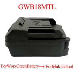Li-ion Battery Adapter Converter BSB18MTL DVB18MTL GWB18MTL For Bosch BAT618 For Devon For Worx For Makita Lithium Power Tools
