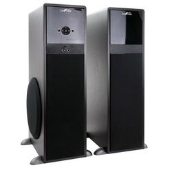 Befree Sound 2.1 Channel 9951164976M 80-Watt Bluetooth Tower Speakers, Black