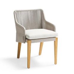 Set of 2 Rosetti Dining Arm Chair Cushion - Sunbrella Rain, Rain Brick - Frontgate
