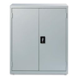Alera Economy Assembled Storage Cabinets, 3 Shelves, 36" x 18" x 42", Light Gray (ALEHCM4218LG)