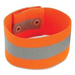 ergodyne GloWear 8001 Hi-Vis Arm and Leg Band with Snap Closure, Small/Medium, Orange (EGO29011)