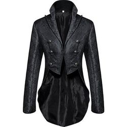 Punk Gotico Medievale Steampunk Cappotto Mascherata Medico della peste Costume Per uomo Stile Steampunk Carnevale Mascherata Feste Adulti Cappotto
