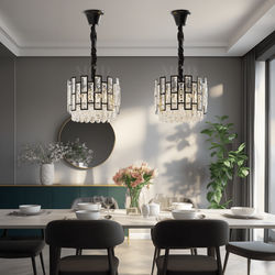 Mini Raven Pendant | Luxury Crystal Pendant | Warm White (3000k) | Living Room Lighting | MOD LIGHTING