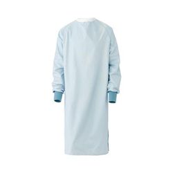 Medline Blockade Reusable Cover Gown, 2-Ply, Misty, Ties at Neck and Back, Size XL, 12/DZ (MDT012081XL)