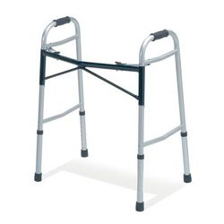 Medline Adult Bariatric Folding Walker, 2 Button, 650 lb. Capacity, 2/CS (G30754B)