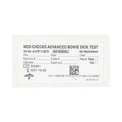 Medline Advanced Bowie-Dick Test, 30-Pack, 120/CS (MDS200450)