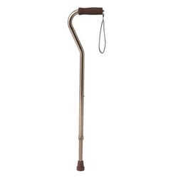 Medline Aluminum Fashion Cane with Offset Handle, Bronze, 6/CS (MDS86420BRZW)