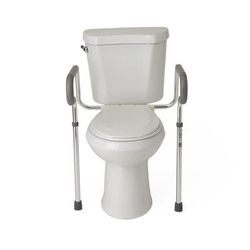 Medline Aluminum Toilet Safety Rails, 2/CS (G30300)