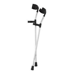Medline Aluminum Forearm Crutches, Tall Adult, 1 PR (G05160)