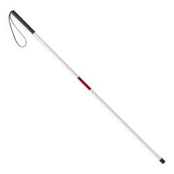 Medline Cane for the Visually Impaired, White, 1 EA (MDSWHTCANE)
