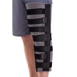 Medline Cut-Away Knee Immobilizer, 12", Universal, 1 EA (ORT2420012)