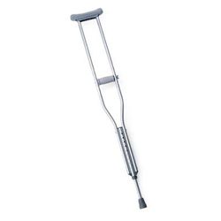 Medline Economy Aluminum Push-Button Pediatric Crutches, 1 PR (MDS80337HH)