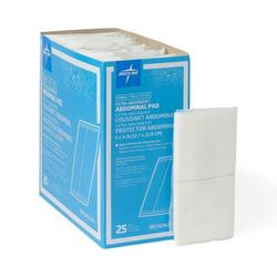 Medline Essentials Sterile Abdominal Pads, 25/BX (PRM21450Z)