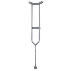 Medline Steel Push-Button Bariatric Crutches, Adult, 650 lb. Capacity, 1/CS (MDS80335XW)
