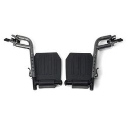 Medline Hammertone Swing-Away Footrest for K1, K2 and K3 Basic Wheelchairs, 1 PR (WCA806965HAM)