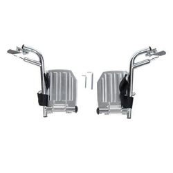 Medline Swing-Away Detachable Footrest for Excel 2000 Wheelchair, 2/PR (WCA806965HEMI)