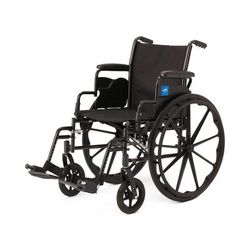 Medline K3 Guardian 16" Wide Wheelchair with Desk-Length Arms and Swing-Away Footrests, 1 EA (K3166N24S)