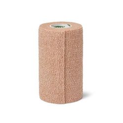 Curad Premium Nonsterile Self-Adherent Wrap, Tan, 4" x 5 yd., 18/CS (NON089004)