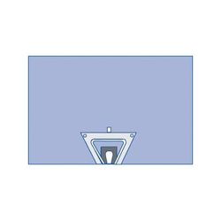 Medline Shoulder Split Drape with Pouch, Sterile, 8/CS (DYNJP8405)