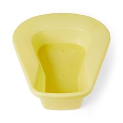 Medline Stack-A-Pan Stackable Bedpan, Gold, 250 lb. Capacity, 50/CS (DYND80216)