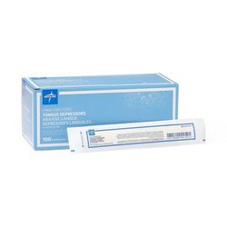 Medline Sterile Tongue Depressor, 5.5", 100/BX (MDS202073Z)