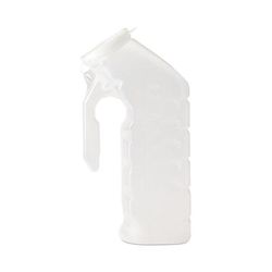 Medline Supreme Male Urinal with Lid, 48/CS (DYND80235S)