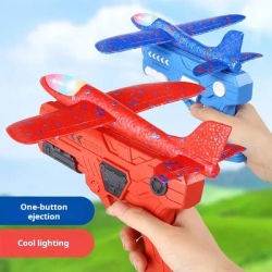 Children's Foam Ejection Aircraft Toys Parent-Child Interaction Outdoor Foam Aircraft Park（No light）