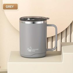 TEMU 304 Stainless Steel Insulated Mug, Vacuum Coffee Cup, Portable Tea Water Bottle, Bpa Pvc Bps Free, Ideal For Valentine's Day, Day, Gifts