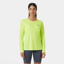 Helly Hansen Women's Trail Long Sleeve T-shirt Green XL