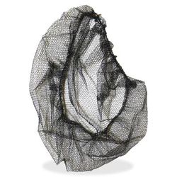 Genuine Joe Black Nylon Hair Net - Recommended For: Food Handling, Food Processing - Large Size - 21" Stretched Diameter - Contaminant Protection - Nylon - Black